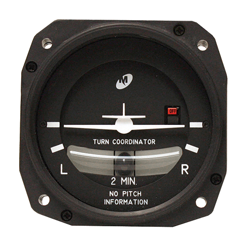 1394T100 Turn Coordinator | 11-32V, 3-Pin, Lighted, Brushless