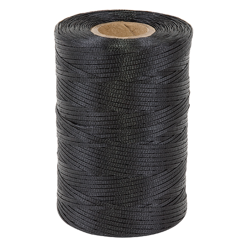 203-3 Flat Braided Tape | Black, 50 lb Tensile Strength, 500 yards