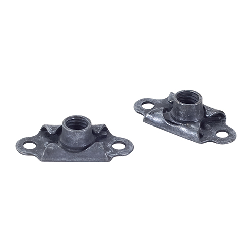 Self-Locking Nut Plate | 8-32 Threads, 2 Floating Lugs, Standard Rivet Spacing, Countersunk Rivet Holes, Right Hand Thread