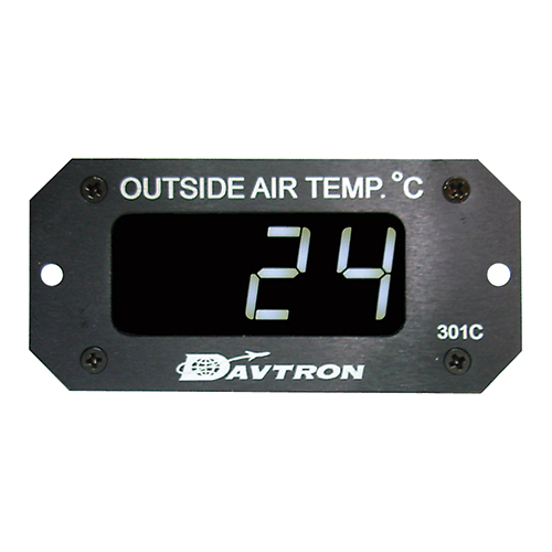 M301 Digital Outside Air Temperature Gauge | Celsius, White LED, Remote Probe
