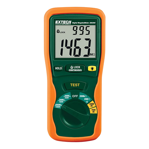 Auto-Ranging Digital Megohmmeter