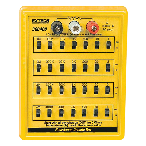 380400 Resistance Decade Box | 7 Range
