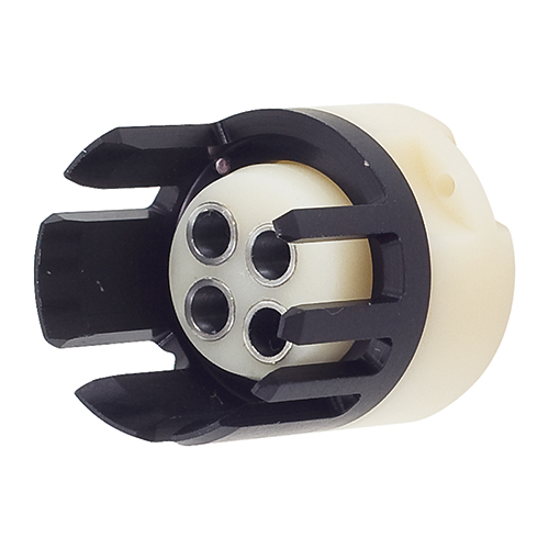 FiberChek Inspection Plug | Size 13-04 Plug-Sockets, Size 16 Contacts | For 38999 Type III Guides