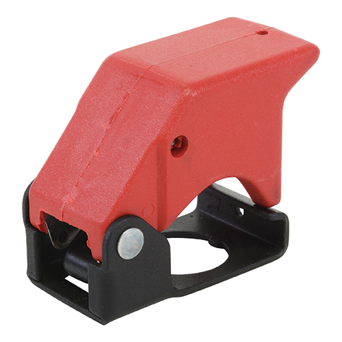 Switch Guard | 2-Position, 6 o'Clock Keyway Locator, Red
