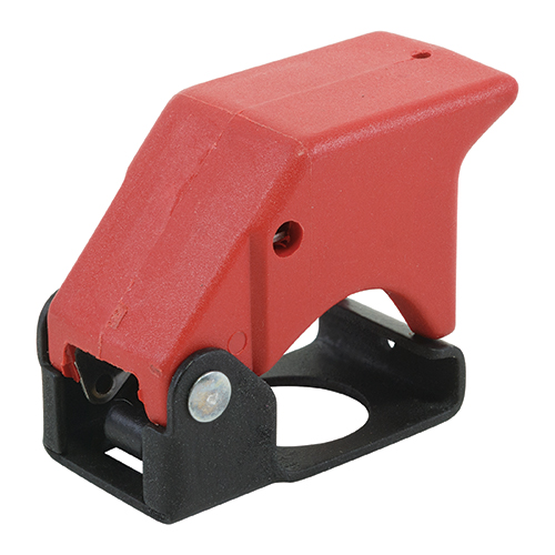 Switch Guard | 2-Position, 12 o'Clock Keyway Locator, Red