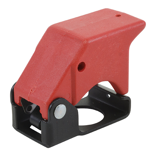 Switch Guard | 3-Position, Momentary, 12 o'Clock Keyway Locator, Red