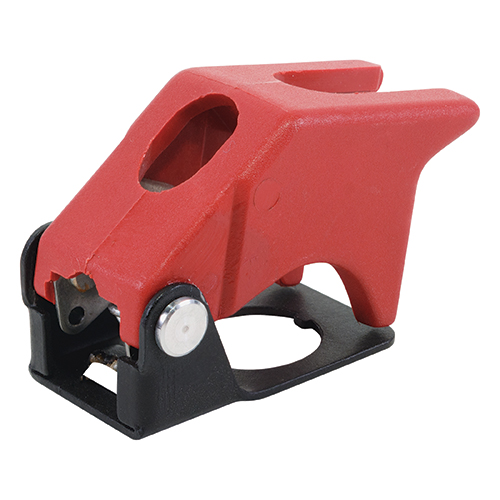 Switch Guard | 2-position, 6 0'Clock Keyway Locator, Red