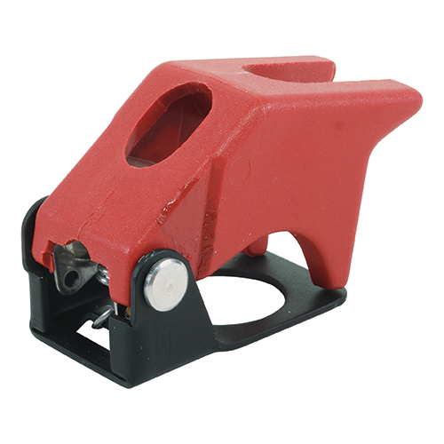 Switch Guard | 2-Position, 12 o'Clock Keyway Locator, Red