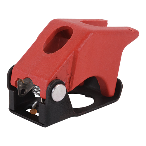 Switch Guard | 2-Position, 6 o'Clock Keyway Locator, Red