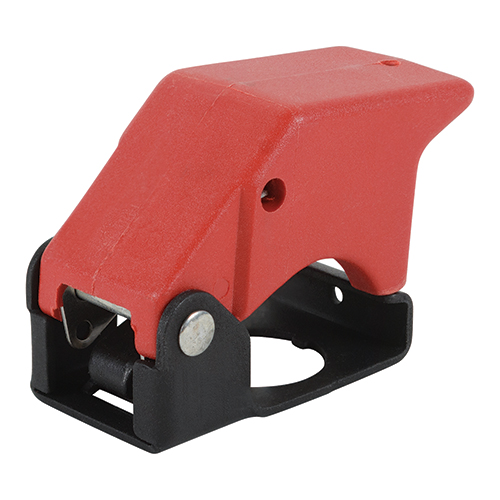 Switch Guard | 3-Position, 6 o'Clock Keyway Locator, Red