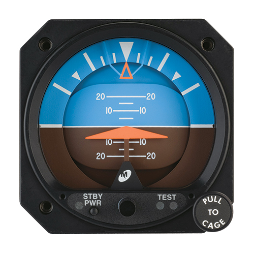 Model 4300 Attitude Indicator | 3-1/8in, Electric, Rotating Roll, Delta, 10-32 VDC