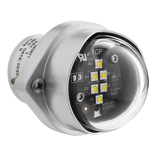 71554 Series LED Aircraft Tail Position Light | Vertical Mount, 28 VDC, Pin & Ring Terminal Connections