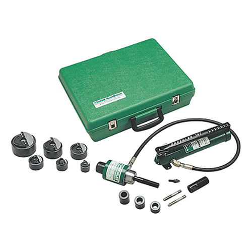 11-Ton Hydraulic Knockout Kit with Hand Pump & Slug-Buster® | 1/2–2 inch