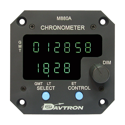 M880A Enhanced Chronometer | Green A NVG Display, 3 ATI, 28V