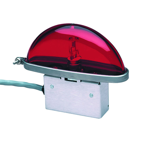 90033 Series Quartz Halogen Flashing Anti-Collision Light | 150 W, Red Lens, 3 Position Connector on Mounting Bracket (MS3102R10SL-3P)