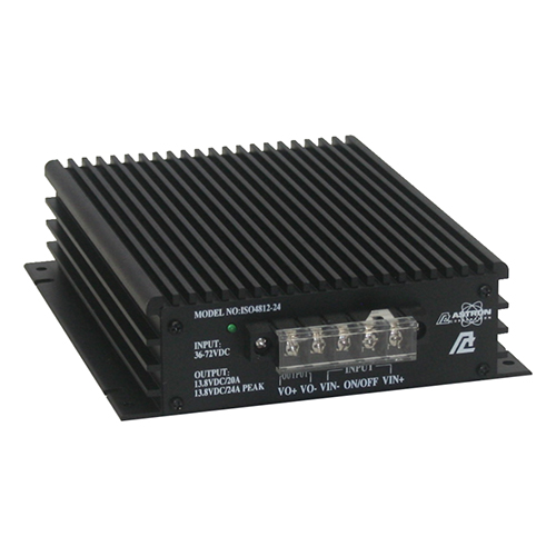DC to DC Converter | 30-56 VDC Input, 13.8 VDC Output, 18 Amps Continuous, 24 Amps Peak