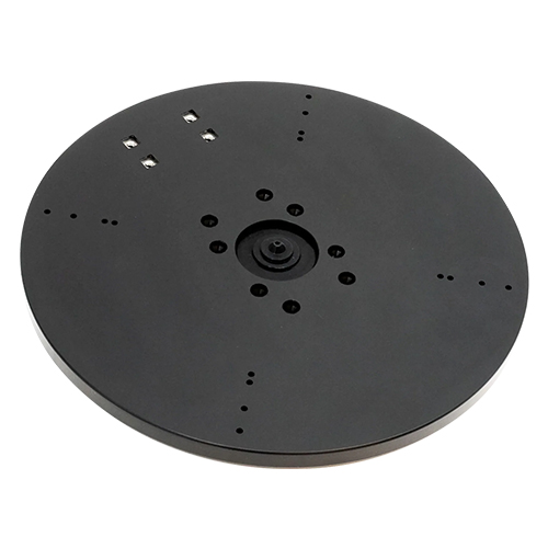Modular Top Plate | KVH, Intellian, and Raymarine TV Antenna Systems to Seaview M1 or M2 Mounts, Black