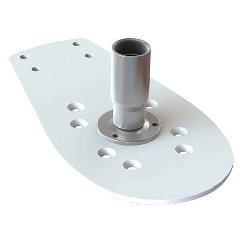 Modular Top Plate | Starlink Standard and High Performance Antenna to Seaview M1 or M2 Mounts, White