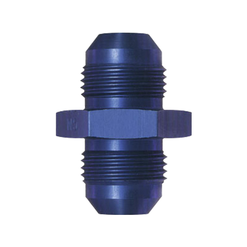 AN815 Flared Union Fitting | Aluminum, Male to Male, 1/4-inch O.D., 7/16-20 Threads