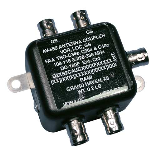 AV-585 Diplexer/Splitter | VOR/LOC/GS outputs