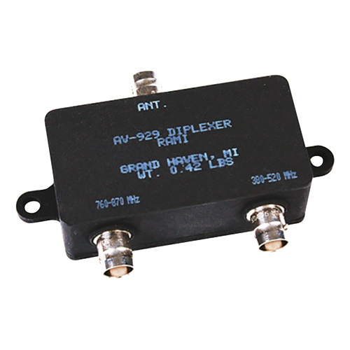 AV-929 Antenna Diplexer | 380–520 MHz & 760–870 MHz