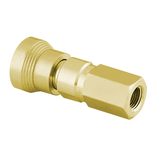Pitot Static Hose Quick Disconnect Body | Brass, 1/8in Female NPT