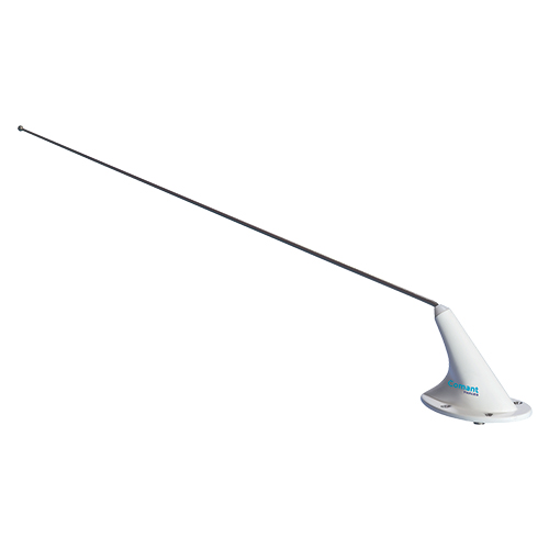 CI 222 AM/FM Communications Bent Whip Antenna | Receive-Only, 88–108 MHz & 540–1600 MHz, 50 Ω, BNC Female Connectors