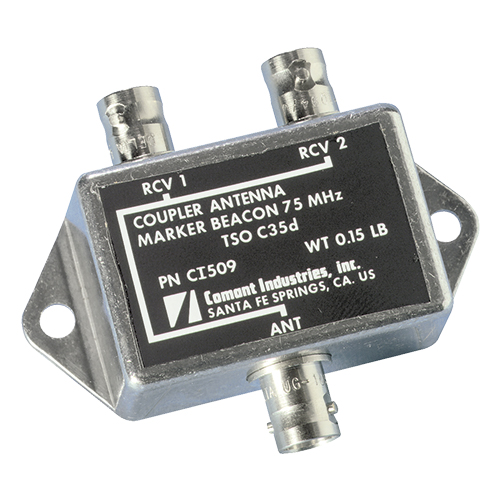 CI 509 Marker Beacon Signal Coupler | 75 MHz, 50 Ω, BNC Female Connectors
