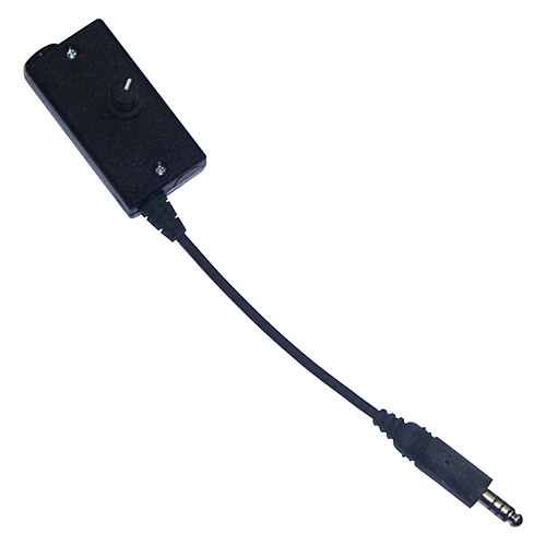 In-line Volume Control | Civilian Helicopters, 2000 Ω Commercial Potentiometer | 6 in. Straight Cable