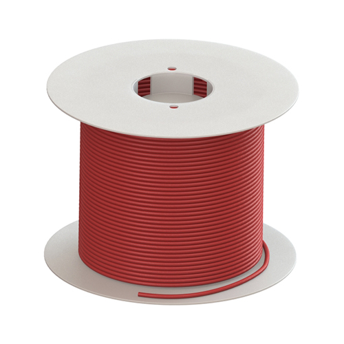 Test Lead Wire | Red, 50 meter spool, 50 gauge, ROHS compliant