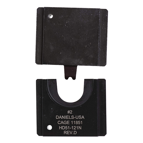 HD51-121N Die Set | 0.190-inch Double Indent, #2 Uninsulated Terminals