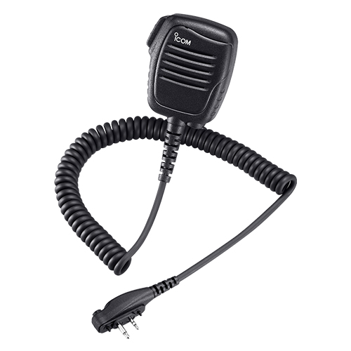 HM-159LA Large Speaker Microphone | Earphone Jack, Metal Alligator Clip
