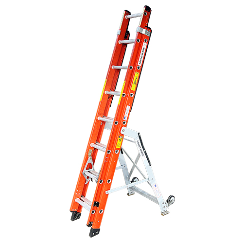 Lock-N-Climb E&E Compartment Ladder| Extendable  9'6" to 12'9"