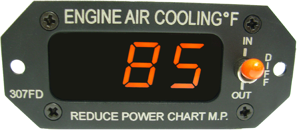 M307FD Differential Intercooler O.A.T Gauge | Fahrenheit