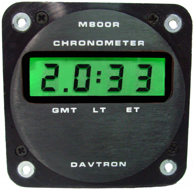 M800R Remote Digital Clock Chronometer | 28V, NVG Lighting | Remote Unit