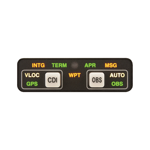 MD41 Series GPS Annunciation Control Unit | 28V, Horizontal Garmin GNS 430/530