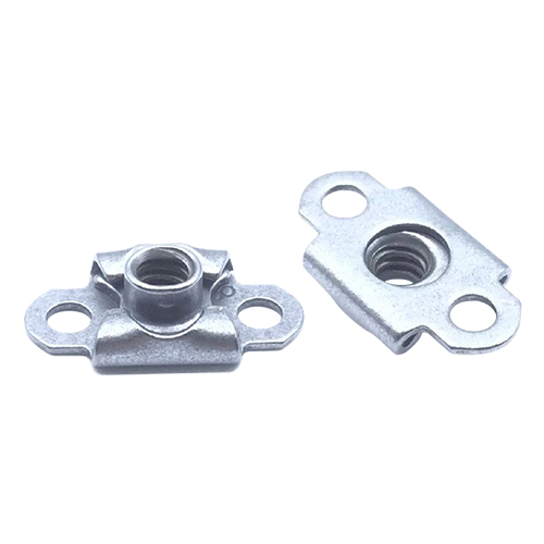 Self-Locking Nut Plate | 6-32 Threads, 2 Floating Lugs, Reduced Rivet Spacing, Right Hand Thread
