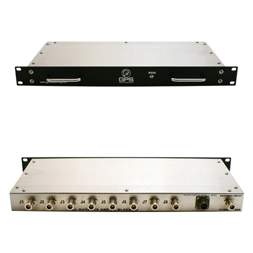 Rack Mount Amplified GPS Splitter | 8 Output, HI-Isolation