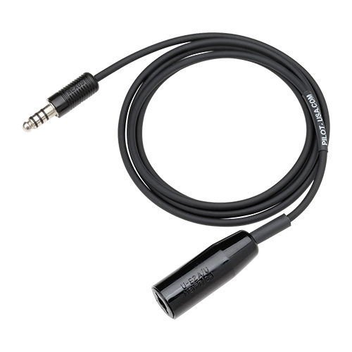 Helicopter Headset Extension Cable | 25ft, U-92A/U Jack, U-174/U Plug