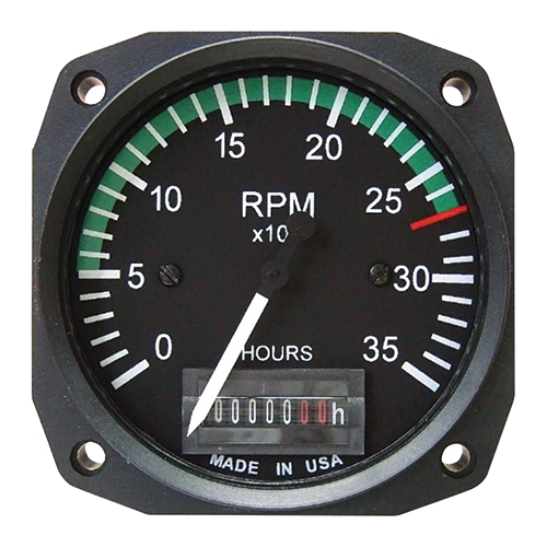 Electronic Tachometer | 3-1/8 in, 4-cyl. engines, Built-in Hourmeter