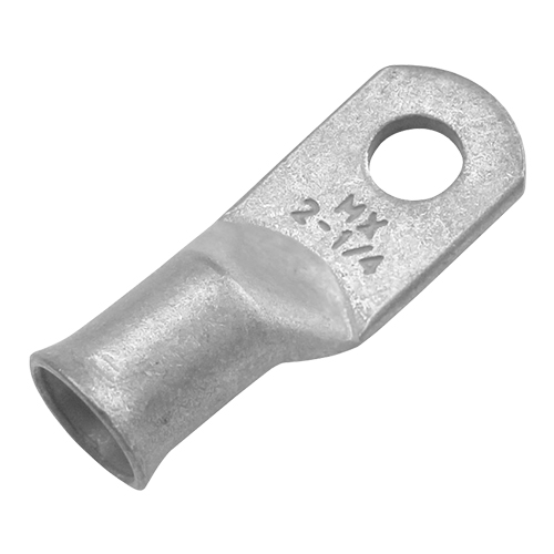 Tinned Closed End Lug | 2 AWG, 1/4", 100pc