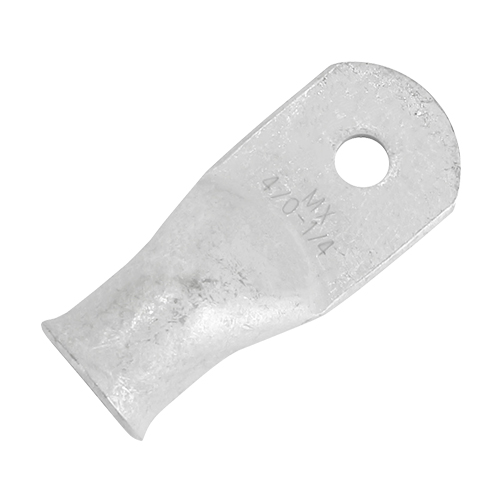 Tinned Closed End Lug | 4/0 AWG, 1/4", 25pc