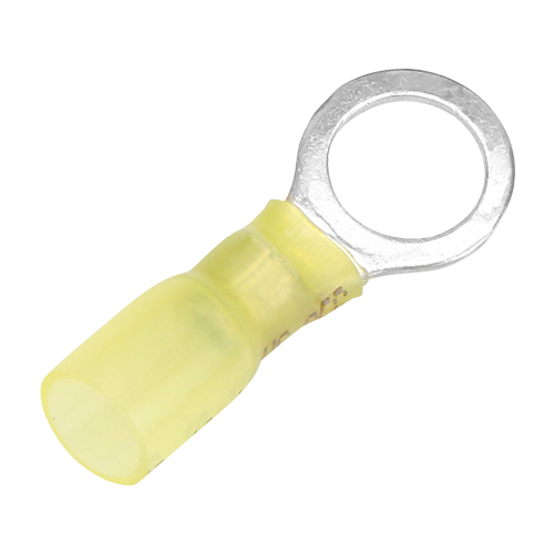 Heat Shrink Ring Terminal | 12-10 AWG, 3/8", 100pc
