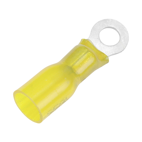 Heat Shrink Ring Terminal | 12-10 AWG, #8, 100pc