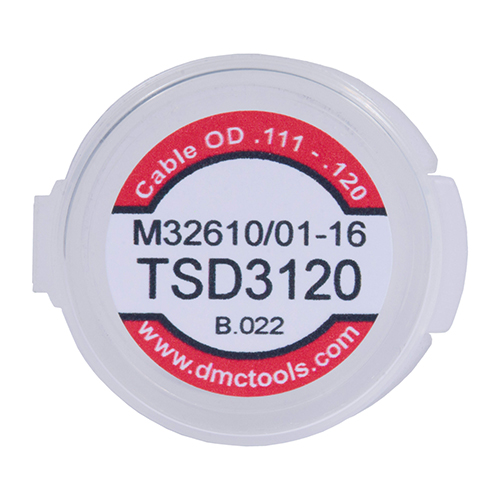 TSK8000 Die Assembly | 0.111-0.120in Wire Dimeter, 3-conductor, left laying