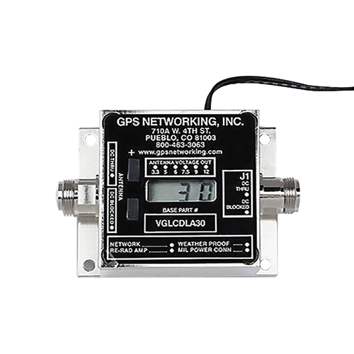 Variable Gain GPS Line Amplifier | 30 dB Gain with LCD