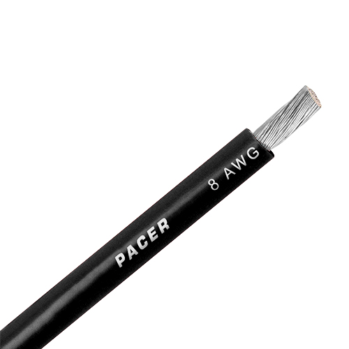 UL Marine Primary Wire | 8 AWG, Black, Tinned, 500 feet