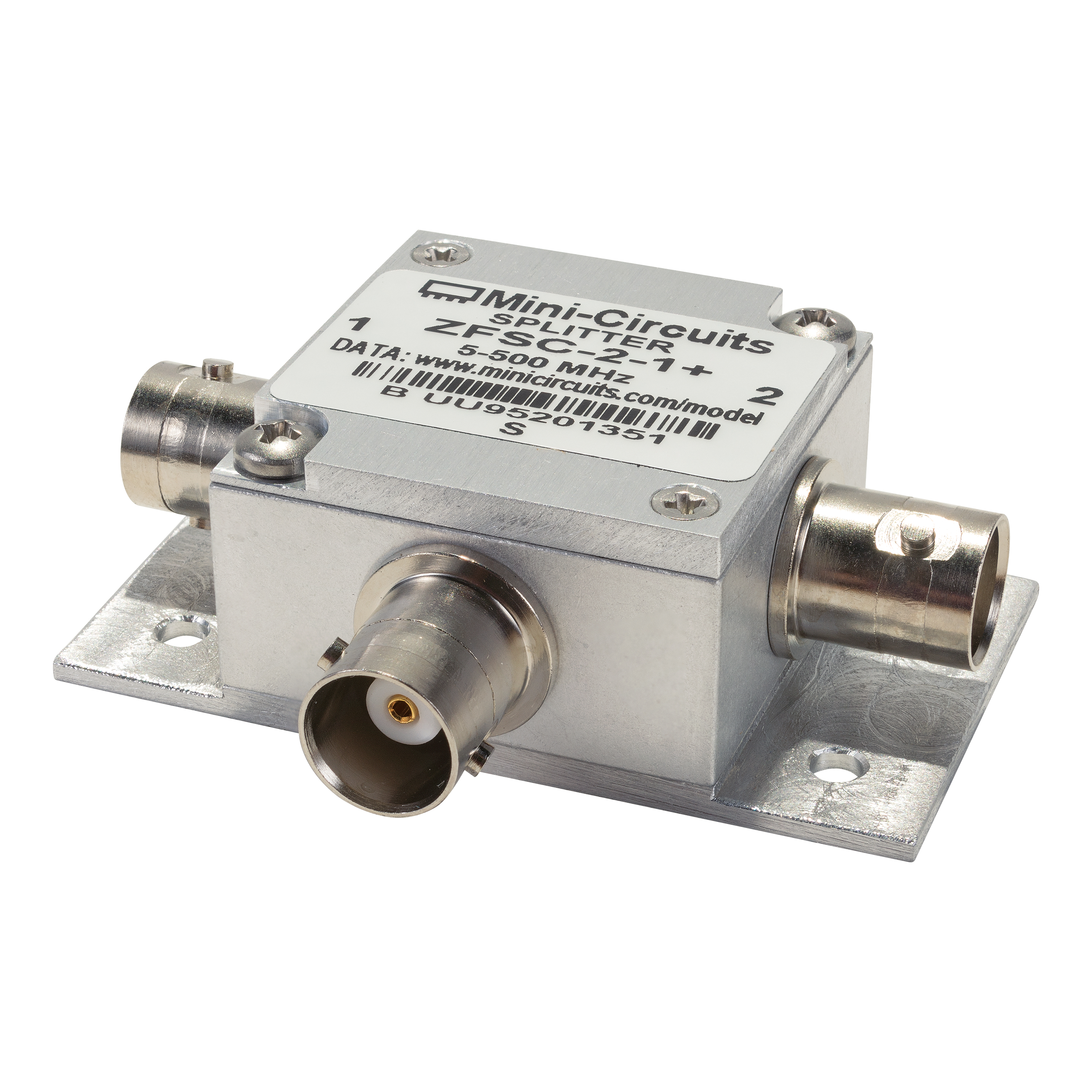 Coaxial Power Splitter/Combiner | BNC with Bracket