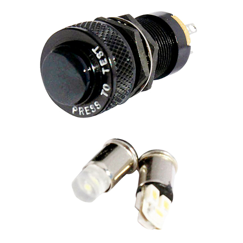 LED Dimmable Panel Indicator | Amber, 28V