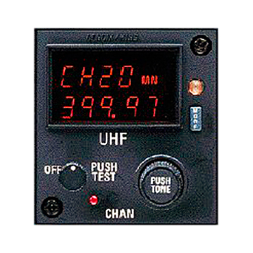 KFS 599A UHF Frequency Select | 28V lighting, Black Bezel, Volume Control
